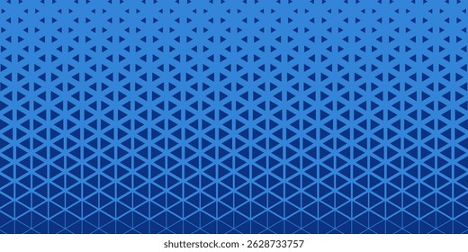 Triangles Halftone Pattern Vector Abstract Geometric Technology Background. Triangular Half Tone Texture. Minimal Style Dynamic Tech Wallpaper vector eps10