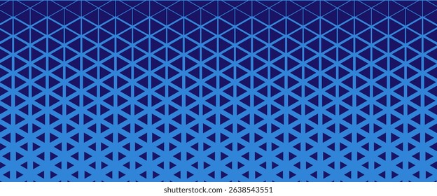 Triangles Halftone Pattern Vector Abstract Geometric Technology Background. Triangular Half Tone Texture.