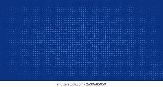 Triangles Halftone Pattern Vector Abstract Geometric Technology Background. Triangular Half Tone Texture.