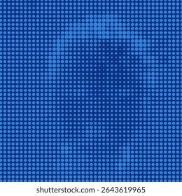 Triangles Halftone Pattern Vector Abstract Geometric Technology Background. Triangular Half Tone Texture. Minimal Style Dynamic Tech Wallpaper