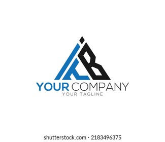 Triangles ITB And IBT Simple Creative Logo Icon Design Vector Symbol illustration.