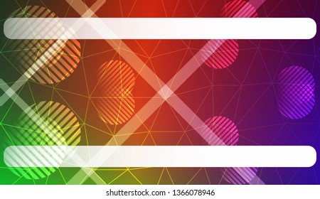 Triangles, line, circle, space for text mosaic cover. Modern design for you business, project. Vector illustration. Blurred Background, Smooth Gradient Texture Color