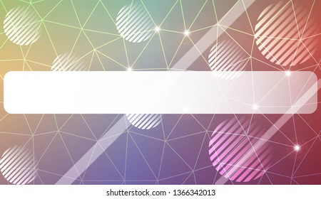 Triangles, line, circle, space for text mosaic cover. Modern design for you business, project. Vector illustration. Blurred Background, Smooth Gradient Texture Color