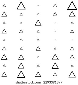 Triangles line random pattern background. Vector illustration.