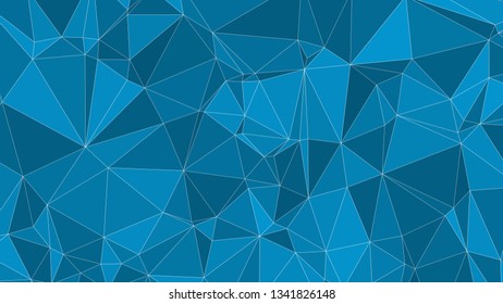 Triangles and lines abstract connections