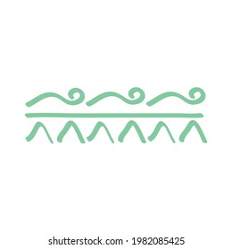 icono de pinturas de triángulos y líneas