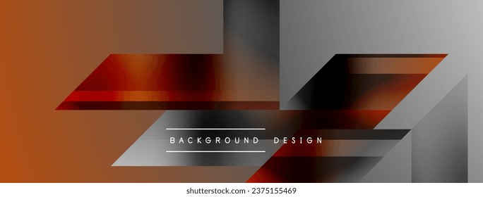 Triangles, lines and round shapes - dynamic geometric abstract background. Visual symphony of shapes and lines design for wallpaper, banner, background, landing page, wall art, invitation, prints