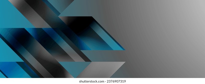 Triangles, lines and round shapes - dynamic geometric abstract background. Visual symphony of shapes and lines design for wallpaper, banner, background, landing page, wall art, invitation, prints