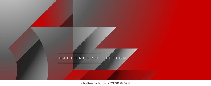 Triangles, lines and round shapes - dynamic geometric abstract background. Visual symphony of shapes and lines design for wallpaper, banner, background, landing page, wall art, invitation, prints