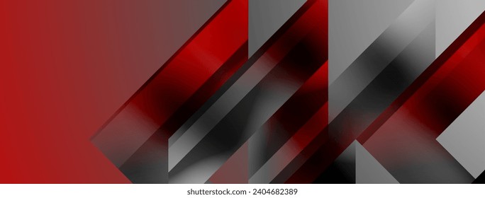 Triangles, lines and round shapes - dynamic geometric abstract background. Visual symphony of shapes and lines design for wallpaper, banner, background, landing page, wall art, invitation, prints