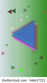 triangles at mixed edge, popular brochure in company