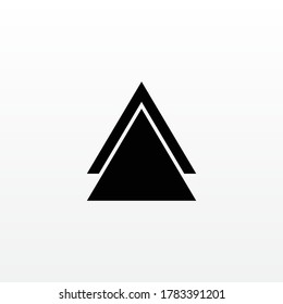 Triangles Modern abstract geometric business logo design icon