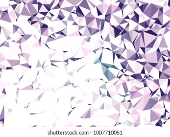 Triangles modern abstract. Geometric color in color in the shapes below to make a pattern.Lines, points, circles and planes. Futuristic design. All elements are separated Abstract linear polygonal