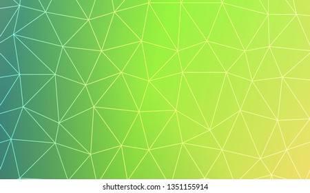 Triangles mosaic cover. For flyer, screen, business presentation. Vector illustration. Blur Sweet Dreamy Gradient Color Background