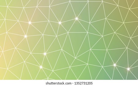 Triangles mosaic cover. For flyer, screen, business presentation. Vector illustration. Blur Sweet Dreamy Gradient Color Background