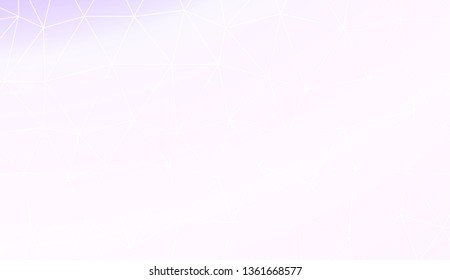 Triangles mosaic cover. For flyer, screen, business presentation. Vector illustration. Blur Sweet Dreamy Gradient Color Background
