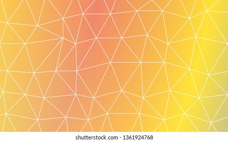 Triangles mosaic cover. For flyer, screen, business presentation. Vector illustration. Blur Sweet Dreamy Gradient Color Background