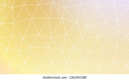 Triangles mosaic cover. For flyer, screen, business presentation. Vector illustration. Blur Sweet Dreamy Gradient Color Background