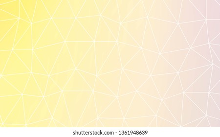 Triangles mosaic cover. For flyer, screen, business presentation. Vector illustration. Blur Sweet Dreamy Gradient Color Background