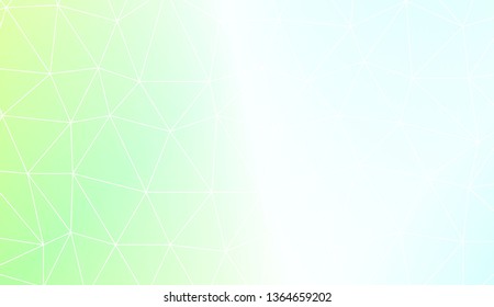 Triangles mosaic cover. For flyer, screen, business presentation. Vector illustration. Blur Sweet Dreamy Gradient Color Background