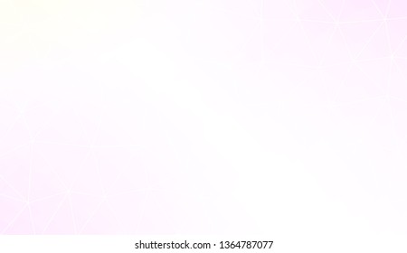Triangles mosaic cover. For flyer, screen, business presentation. Vector illustration. Blur Sweet Dreamy Gradient Color Background