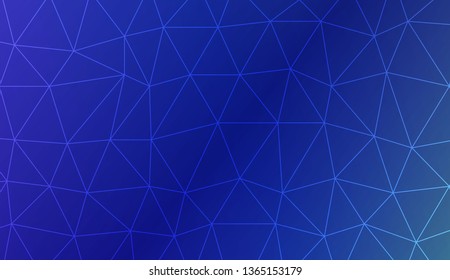 Triangles mosaic cover. For flyer, screen, business presentation. Vector illustration. Blur Sweet Dreamy Gradient Color Background