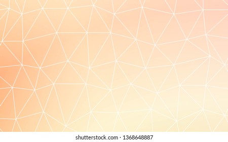 Triangles mosaic cover. For flyer, screen, business presentation. Vector illustration. Blur Sweet Dreamy Gradient Color Background