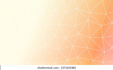 Triangles mosaic cover. For flyer, screen, business presentation. Vector illustration. Blur Sweet Dreamy Gradient Color Background