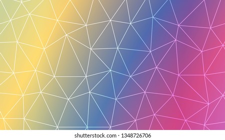 Triangles mosaic cover. Modern design for you business, project. Vector illustration. Blurred Background, Smooth Gradient Texture Color