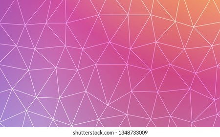 Triangles mosaic cover. Modern design for you business, project. Vector illustration. Blurred Background, Smooth Gradient Texture Color