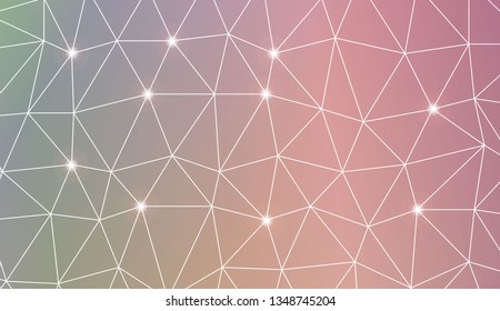 Triangles mosaic cover. Modern design for you business, project. Vector illustration. Blurred Background, Smooth Gradient Texture Color
