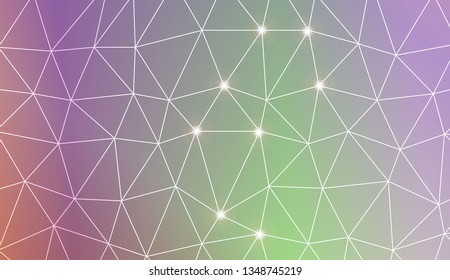 Triangles mosaic cover. Modern design for you business, project. Vector illustration. Blurred Background, Smooth Gradient Texture Color