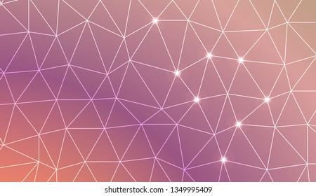 Triangles mosaic cover. Modern design for you business, project. Vector illustration. Blurred Background, Smooth Gradient Texture Color