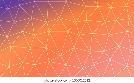 Triangles mosaic cover. Modern design for you business, project. Vector illustration. Blurred Background, Smooth Gradient Texture Color