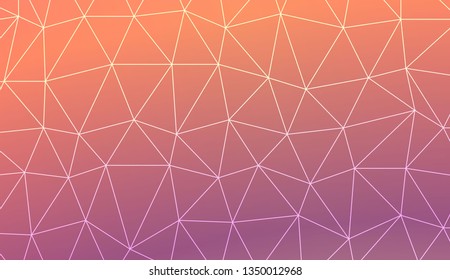 Triangles mosaic cover. Modern design for you business, project. Vector illustration. Blurred Background, Smooth Gradient Texture Color