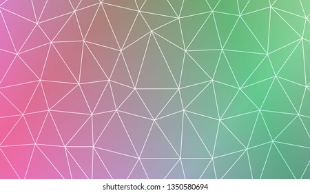 Triangles mosaic cover. Modern design for you business, project. Vector illustration. Blurred Background, Smooth Gradient Texture Color