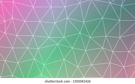 Triangles mosaic cover. Modern design for you business, project. Vector illustration. Blurred Background, Smooth Gradient Texture Color