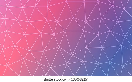 Triangles mosaic cover. Modern design for you business, project. Vector illustration. Blurred Background, Smooth Gradient Texture Color