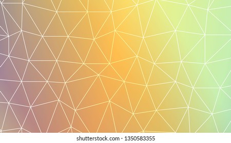 Triangles mosaic cover. Modern design for you business, project. Vector illustration. Blurred Background, Smooth Gradient Texture Color