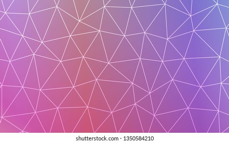 Triangles mosaic cover. Modern design for you business, project. Vector illustration. Blurred Background, Smooth Gradient Texture Color