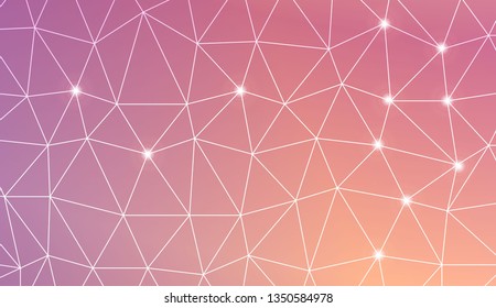 Triangles mosaic cover. Modern design for you business, project. Vector illustration. Blurred Background, Smooth Gradient Texture Color