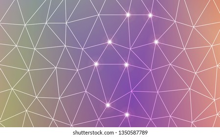 Triangles mosaic cover. Modern design for you business, project. Vector illustration. Blurred Background, Smooth Gradient Texture Color