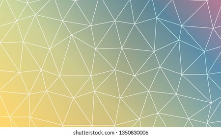 Triangles mosaic cover. Modern design for you business, project. Vector illustration. Blurred Background, Smooth Gradient Texture Color