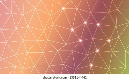 Triangles mosaic cover. Modern design for you business, project. Vector illustration. Blurred Background, Smooth Gradient Texture Color