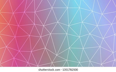 Triangles mosaic cover. Modern design for you business, project. Vector illustration. Blurred Background, Smooth Gradient Texture Color