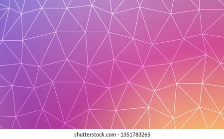 Triangles mosaic cover. Modern design for you business, project. Vector illustration. Blurred Background, Smooth Gradient Texture Color