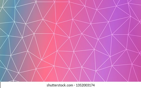 Triangles mosaic cover. Modern design for you business, project. Vector illustration. Blurred Background, Smooth Gradient Texture Color