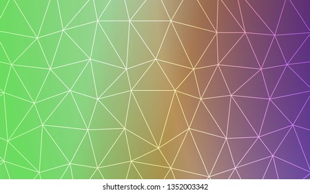 Triangles mosaic cover. Modern design for you business, project. Vector illustration. Blurred Background, Smooth Gradient Texture Color