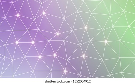 Triangles mosaic cover. Modern design for you business, project. Vector illustration. Blurred Background, Smooth Gradient Texture Color
