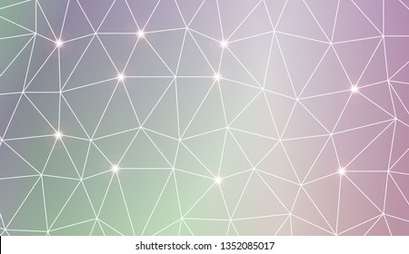 Triangles mosaic cover. Modern design for you business, project. Vector illustration. Blurred Background, Smooth Gradient Texture Color